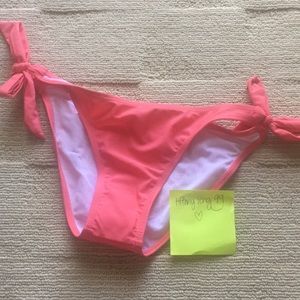 Small Hot Pink Bikini Bottom with Bows